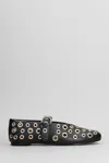Carrano Leather Ballerina Shoes In Black