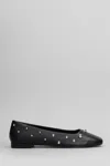 Carrano Stud-embellished Ballet Flats In Black