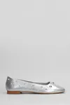 Carrano Stud-detailing Ballerina Shoes In Silver