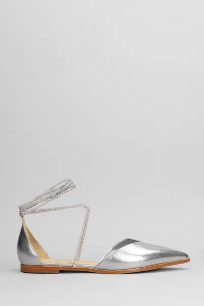 Carrano Ballet Flats In Silver