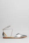 Carrano Ballet Flats In Silver