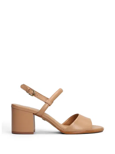 Carrano Buckle-fastening Block-heel Sandals In Nude