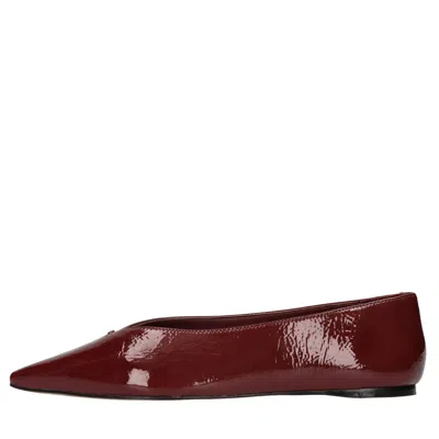 Carrano Flat Shoes In Bordeaux