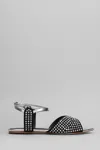 Carrano Crystal-embellished Sandals In Black