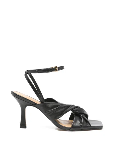 Carrano Knotted-strap Sandals In Black