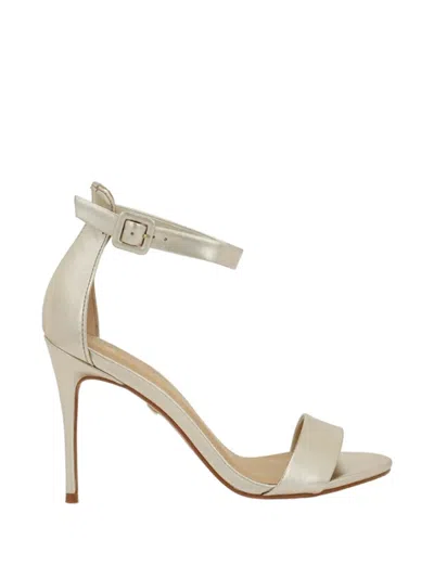Carrano Open Round Toe Sandals In Black