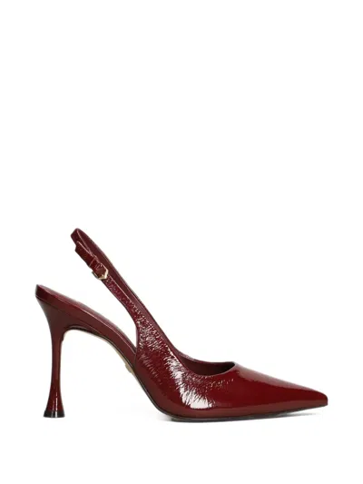 Carrano Patent-finish Slingback Pumps In Red