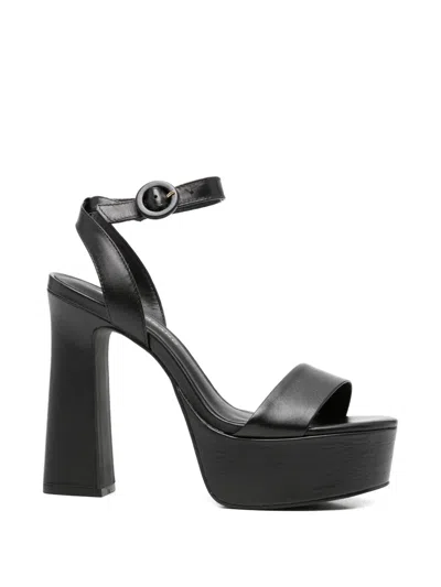 Carrano Platform Buckle-fastening Sandals In Black