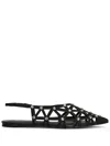 Carrano Ballet Flats In 黑色