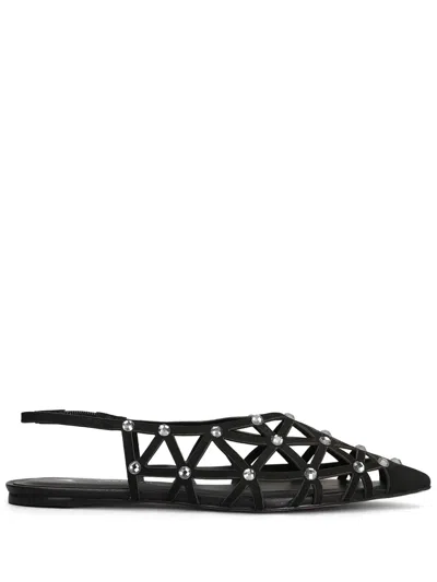 CARRANO RHINESTONE-EMBELLISHED BALLERINA SHOES