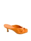 Carrano Sage Slide Sandals In Tangerine In Multi
