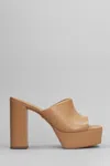 Carrano Slipper-mule Color In Leather Color