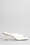 Carrano 70mm Leather Sandals In White