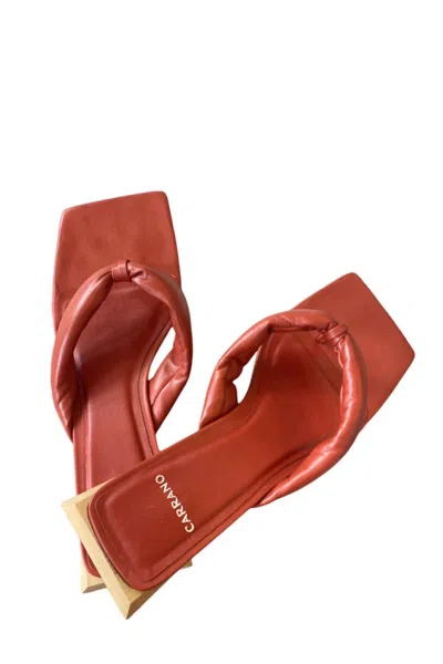 Carrano Thong Sandal In Siena In Pink