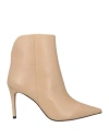 Carrano Woman Ankle Boots Beige Size 6 Soft Leather