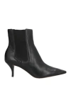 Carrano Woman Ankle Boots Black Size 7 Leather In Black