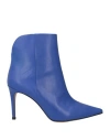 Carrano Woman Ankle Boots Blue Size 6 Soft Leather