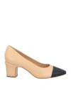 Carrano Woman Pumps Black Size 5 Leather In Black