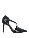 Carrano Woman Pumps Black Size 6 Leather In Black