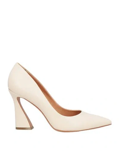 Carrano Woman Pumps Cream Size 8 Soft Leather In White