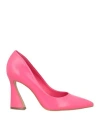 Carrano Woman Pumps Magenta Size 8 Soft Leather