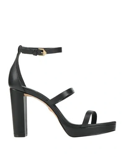 Carrano Woman Sandals Black Size 7 Leather