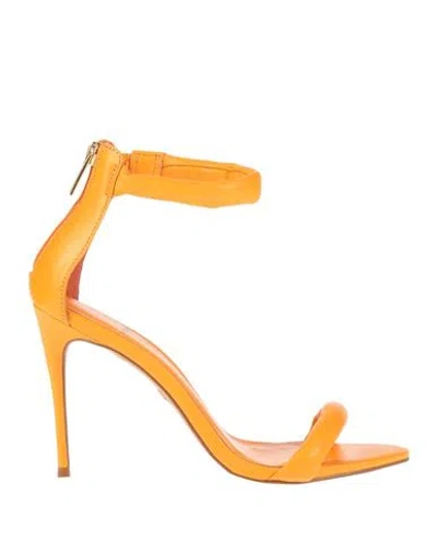 Carrano Woman Sandals Mandarin Size 7 Leather