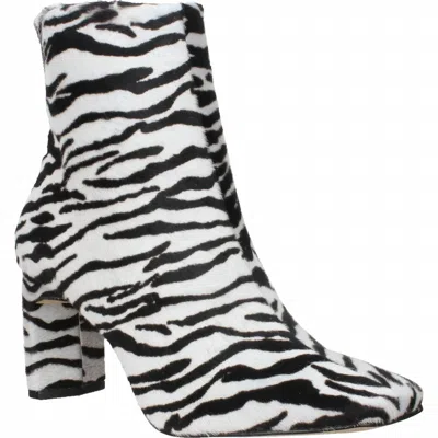 Carrano Women's Abigail Fur/leather Dress Boots In Zebra In Multi
