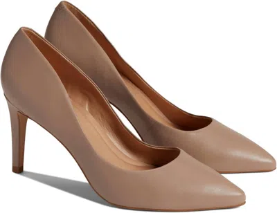 Carrano Women's Beatriz Leather Pump Heels In Taupe In Grey