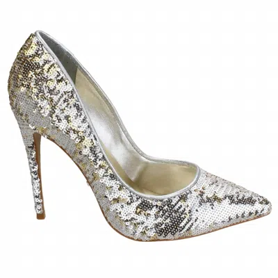 Carrano Women's Cherri Leather Pump In Silver