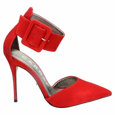 Carrano Women's Jodie Pump Heel In Red