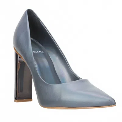 Carrano Women's Maggie Slade Leather Pump Heel In Iron In Multi