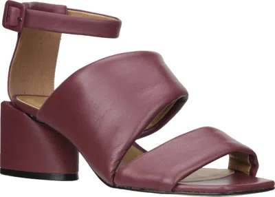 Carrano Women's Maren Leather Gladiator Sandal In Raisin In Burgundy