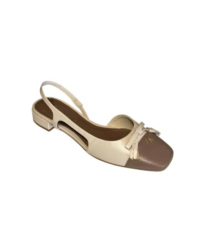 Carrano Women's Merida Slingback Ballerina Pumps In Mocha In Multi