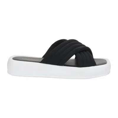 Carrano Women's Platform Slide Sandal In Black