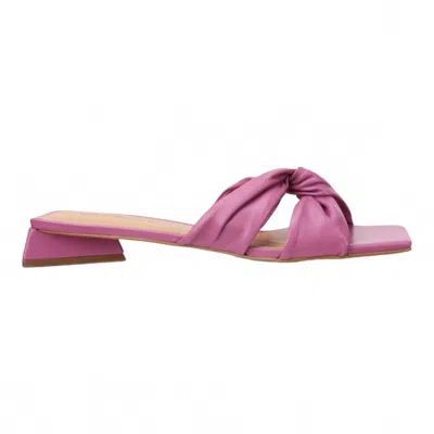 Carrano Women's Serenity Leather Slide Sandal In Amora In Multi