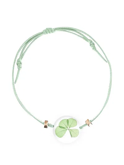 Carré De Trèfles Clover Bracelet In Green
