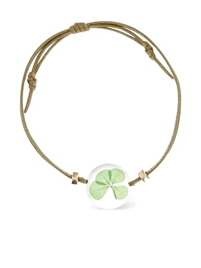 Carré De Trèfles Clover Bracelet In Green