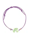 Carré De Trèfles Clover Bracelet In Purple