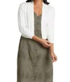 Carre Noir Gauge Sweater In Cream In White
