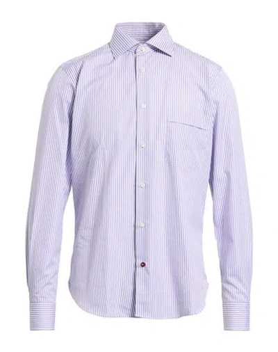 Càrrel Man Shirt Lilac Size 15 ½ Cotton In Purple