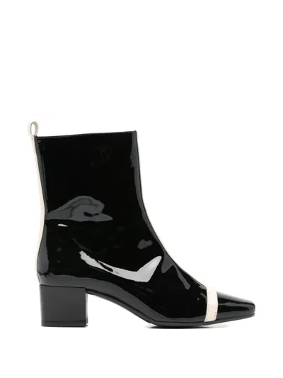 Càrrel Patent Boots In Black