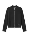 Carrer Ash Bomber Sweater In Gray