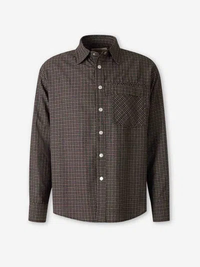 Carrer Beck Snap Shirt In Brown