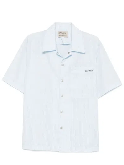 Carrer Beck Ss Checks Shirt In Blue