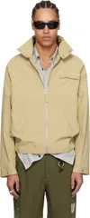 Carrer Light Ripstop Jacket In Beige