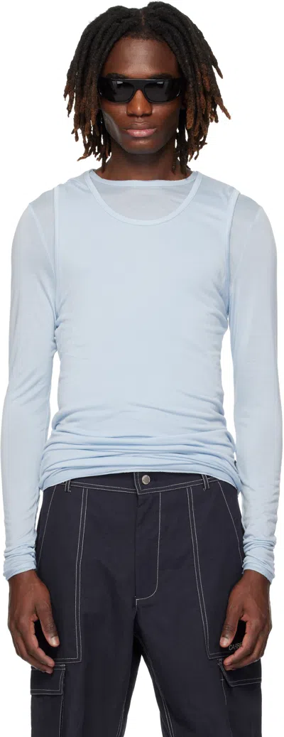 Carrer Blue Doria Double Layer T-shirt Set