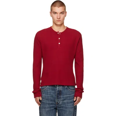 Carrer Burgundy Lis Long-sleeve Henley