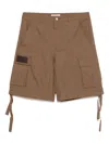 Carrer Brown Ripstop Cargo Shorts In Brown