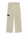 Carrer Off-white Light Cobalt Cargo Pants In Ecru